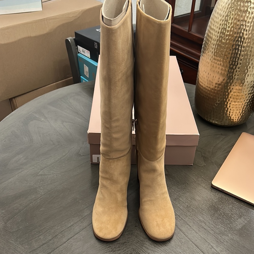 Franco Sarto Cassie Womens Zipper Round Toe Knee-High Boots - Picture 5 of 7